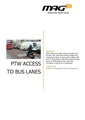 PTW Access to Bus Lanes