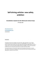 Self-driving vehicles: new safety ambition consultation response 2022 10 10