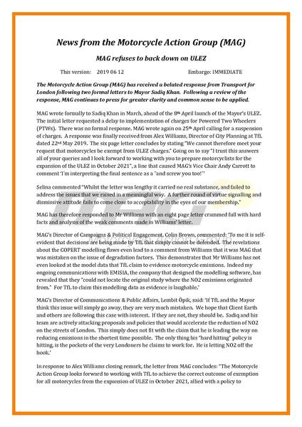 File:PR MAG Refuses to back down ULEZ 2019 06 12.pdf